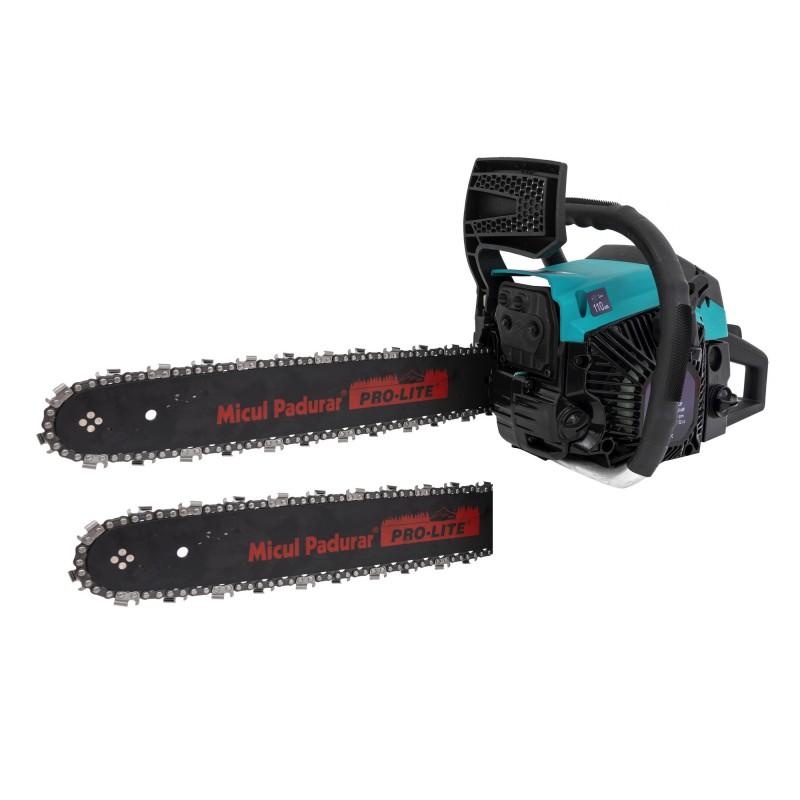 Set 4 accesoriiDrujba pe benzina MF-6900P, 2.5CP, 52CC, Lama 40 cm, 8000 rpm, accesorii incluse,ulei amestec, bujie,demaror