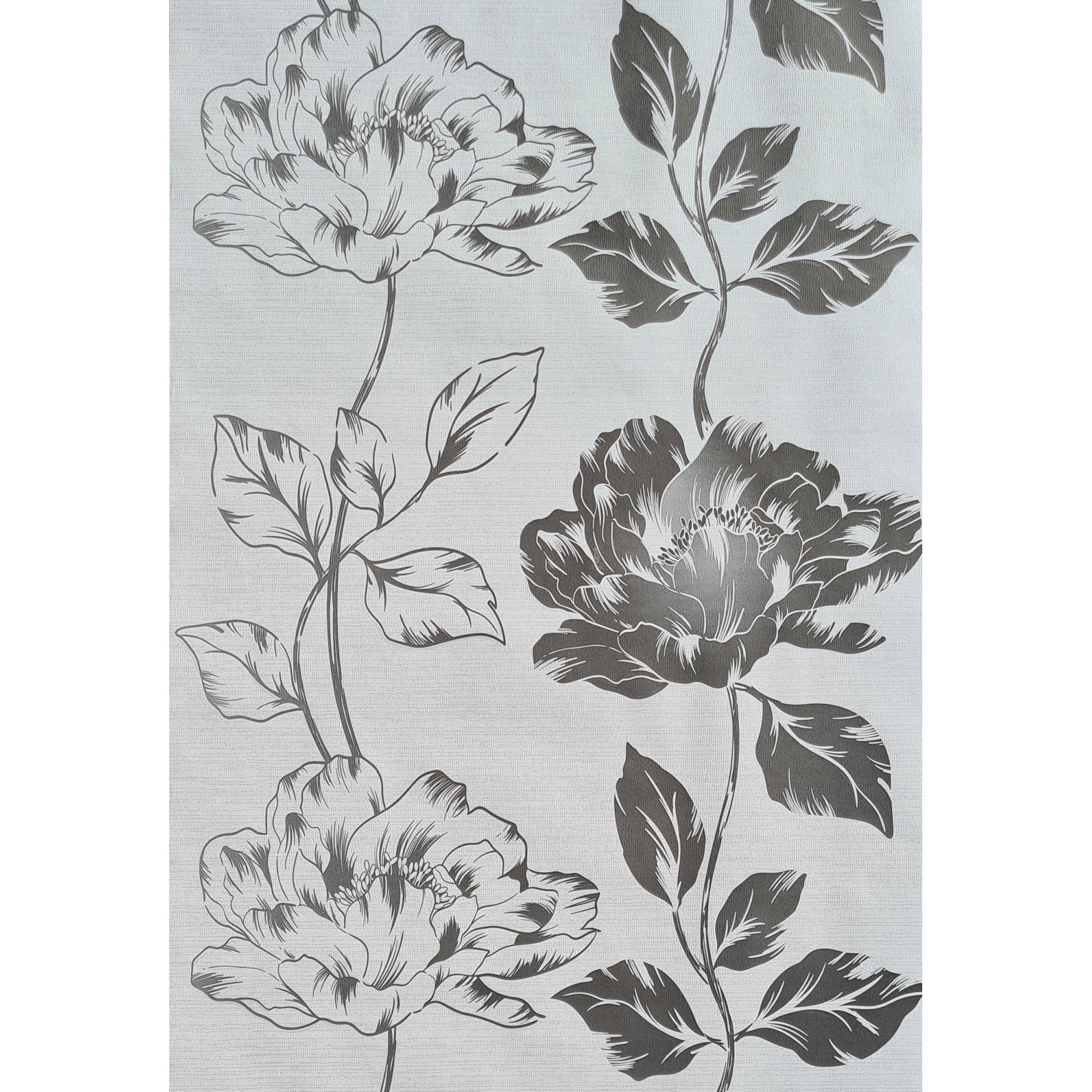 Tapet DEGRETS 801-11 hartie Sonya alb-negru, 0.53m x 10.05m, 5.3 mp