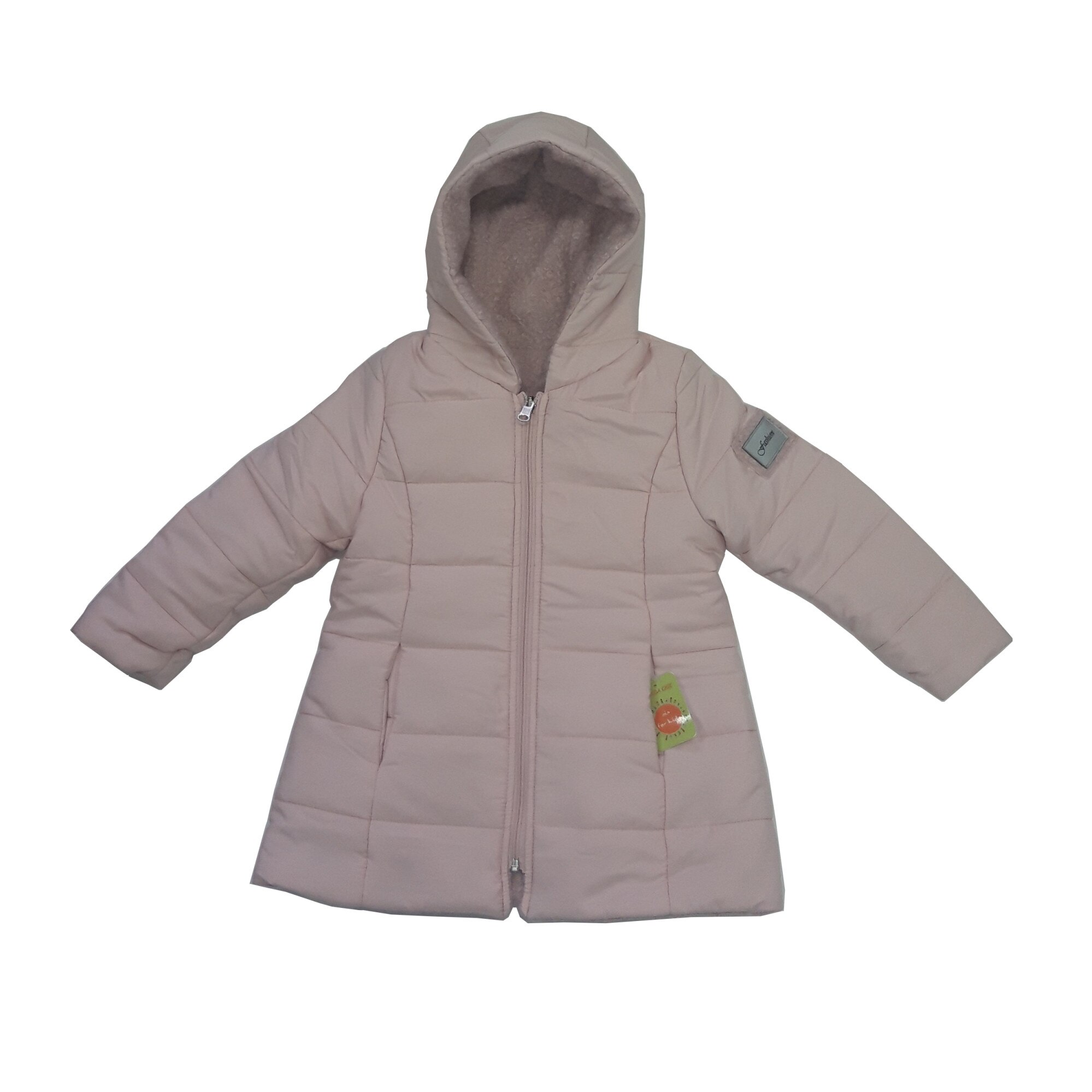 Palton Larisa roz pudra