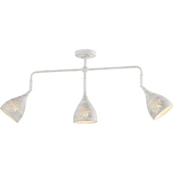 Plafoniera Vintage Bell, 3 x E14, Alb antichizat Plafoniera Vintage Bell, 3 x E14, Alb antichizat