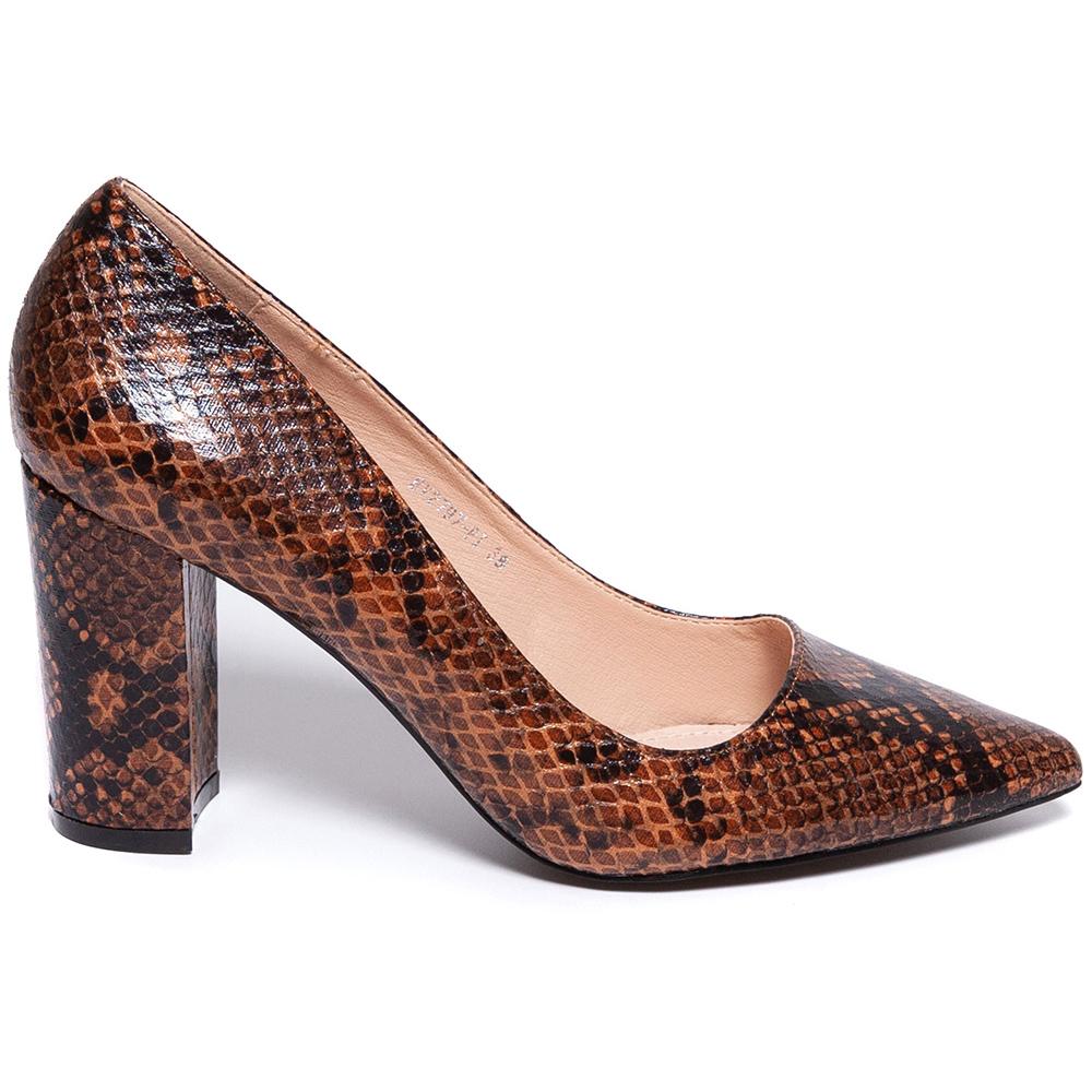 Pantofi dama Tenley, Cafeniu, Maro