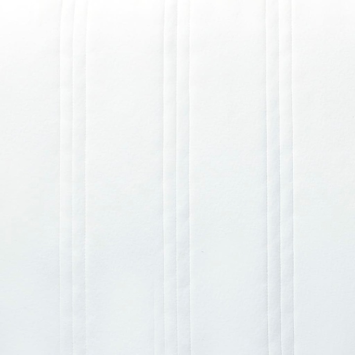 Pat tip continental cu saltea cu arcuri si topper saltea, vidaXL, Lemn/Textil, 120 x 200 cm, Gri