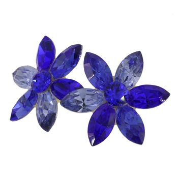 Cercei Kat'Art Flower of Life Blue Petals Cercei Kat'Art Flower of Life Blue Petals