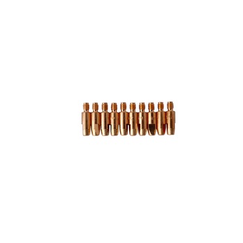 Set 10 buc de duze de contact M6, L=28 mm pentru sarma 0.8 mm Set 10 buc de duze de contact M6, L=28 mm pentru sarma 0.8 mm