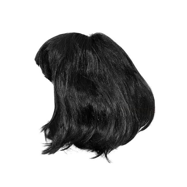 Peruca cu Par Scurt, marime Universala, lungime 27cm, culoare Negru