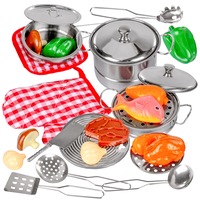 set mare oale pentru bucaterie pentru copii 23 elemente vase kp1706 imagen 41_0_
0