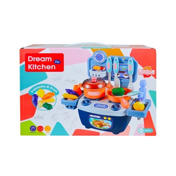 Play set pentru gatit , 14 accesorii , Multicolor , 3 ani + Play set pentru gatit , 14 accesorii , Multicolor , 3 ani +