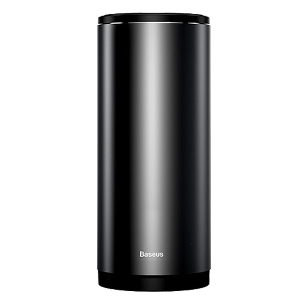 Cos de gunoi metalic pentru masina, Baseus, 500 ml, negru