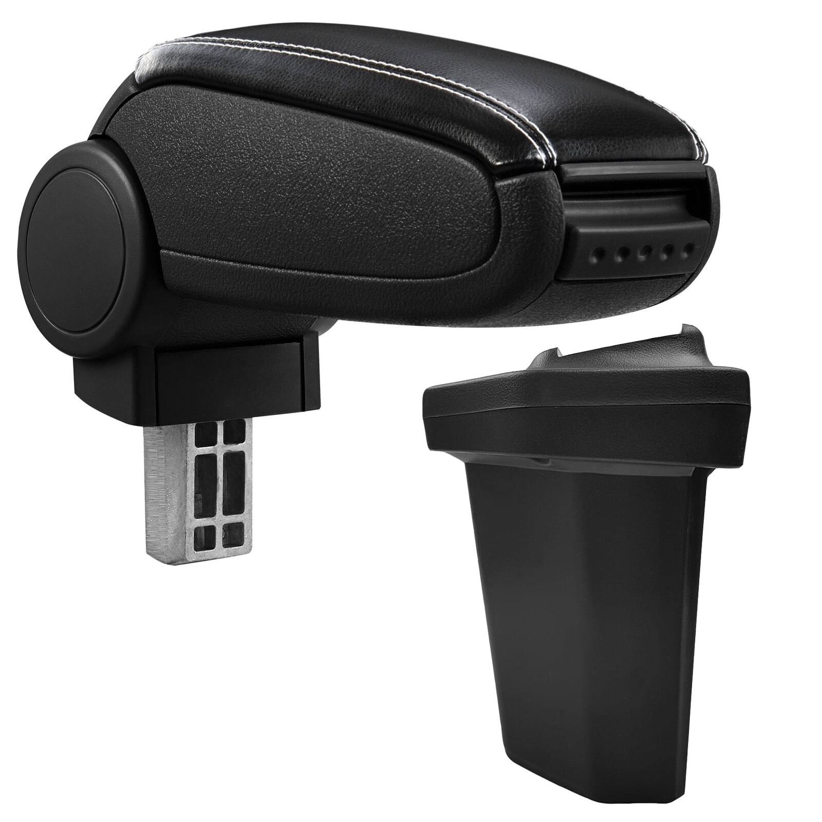 Cotiera Hyundai i20 II (11.2014-) marca aVr - negru piele ecologica cu cusatura alba