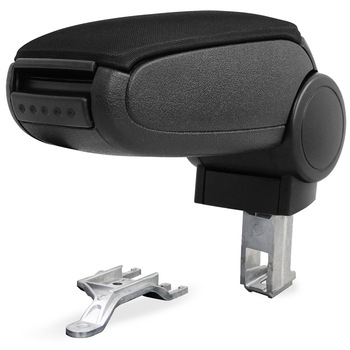 Cotiera Audi A4 B6 B7 (11.2000-06.2008), marca aVr - negru textil Cotiera Audi A4 B6 B7 (11.2000-06.2008), marca aVr - negru textil