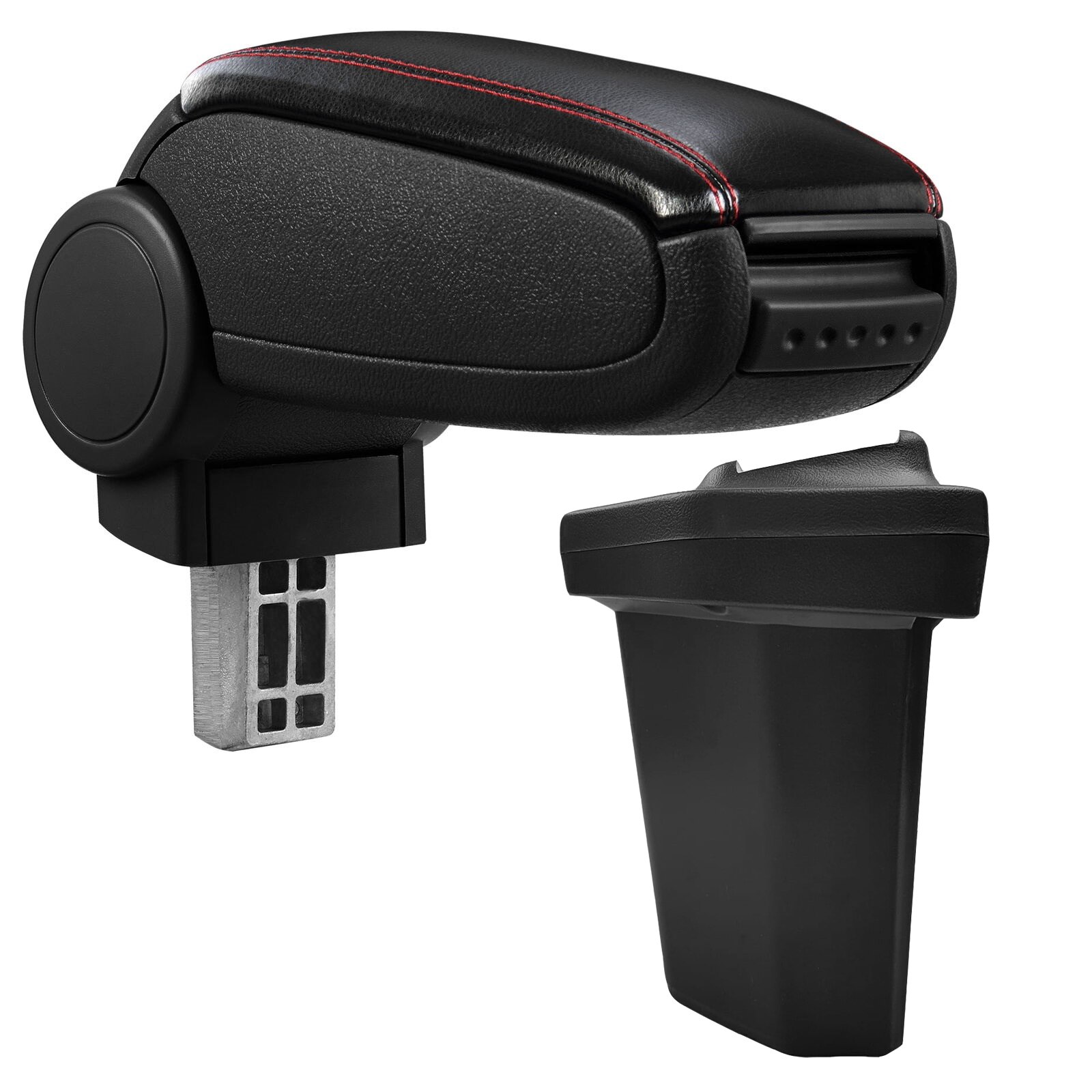 Cotiera Hyundai i20 II (11.2014-) marca aVr - negru piele ecologica cu cusatura rosie