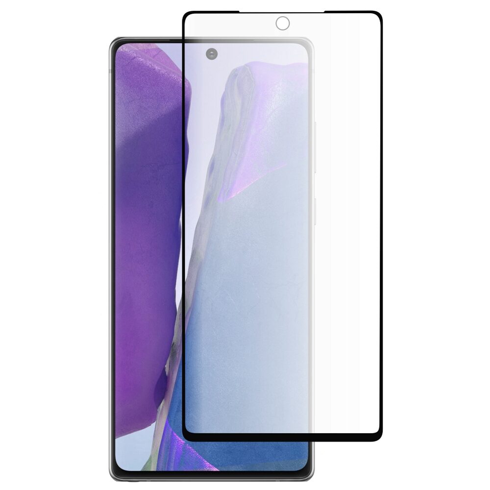 Folie Sticla BestSuit Full Cover NanoGlass Hot Bending pentru Samsung Galaxy Note 20, Compatibil Senzor Amprenta, 3D, Negru