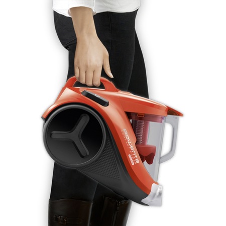 Aspirator fara sac Rowenta Compact Power RO3724, 750 W, Clasa A , 1.5 L, Filtru de inalta eficienta, Rosu