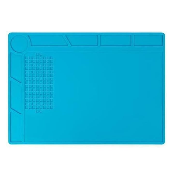 Covoras multifunctional din silicon pentru pistoale de lipit Velleman AS19, 350 x 250 mm, 500 °C