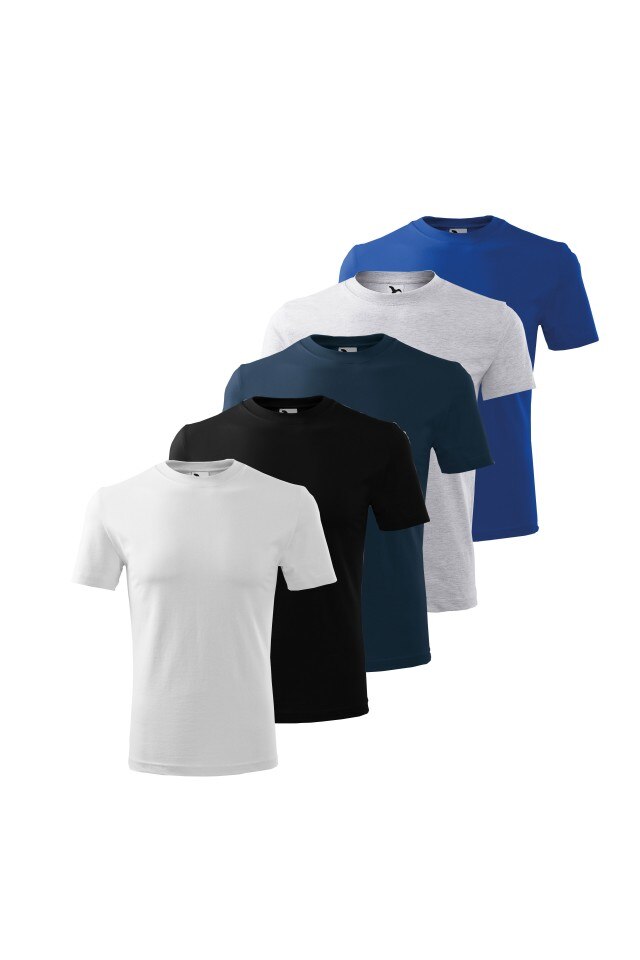 Set 5 tricouri pentru barbati, multicolor, P73-MixColor, Multicolor