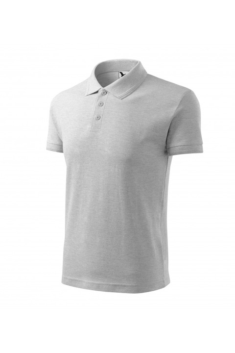 Férfi póló, póló típusú, Világosszürke 203-03, Szürke, 2XL