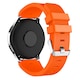 Curea Silicon 22mm, smartwatch Samsung Galaxy watch/Samsung Gear S3 46mm diagonala, 22mm latimea curelei, Orange