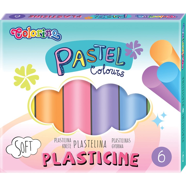Пластелин Colorino 6 цвята