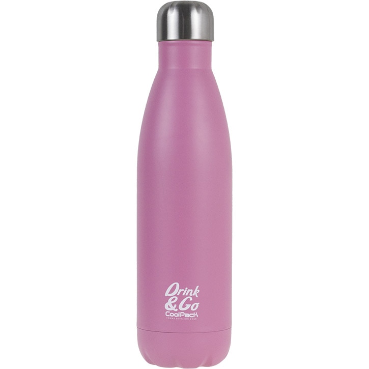 Sticla de apa Coolpack pastel, roz, 500 ml
