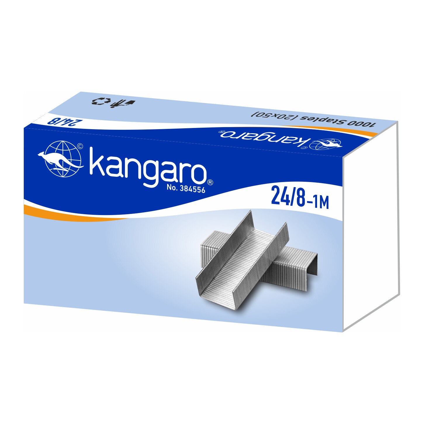 Capse nr.24/8 KANGARO 24/8-1M, 1000/cutie