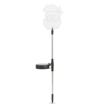 Lampa solara LED, model Mos Craciun, 30 cm, intrerupator ON/OFF, 2V, 1,2V - 200 mAh Ni-Mh, culoare lumina alb-rece Lampa solara LED, model Mos Craciun, 30 cm, intrerupator ON/OFF, 2V, 1,2V - 200 mAh Ni-Mh, culoare lumina alb-rece