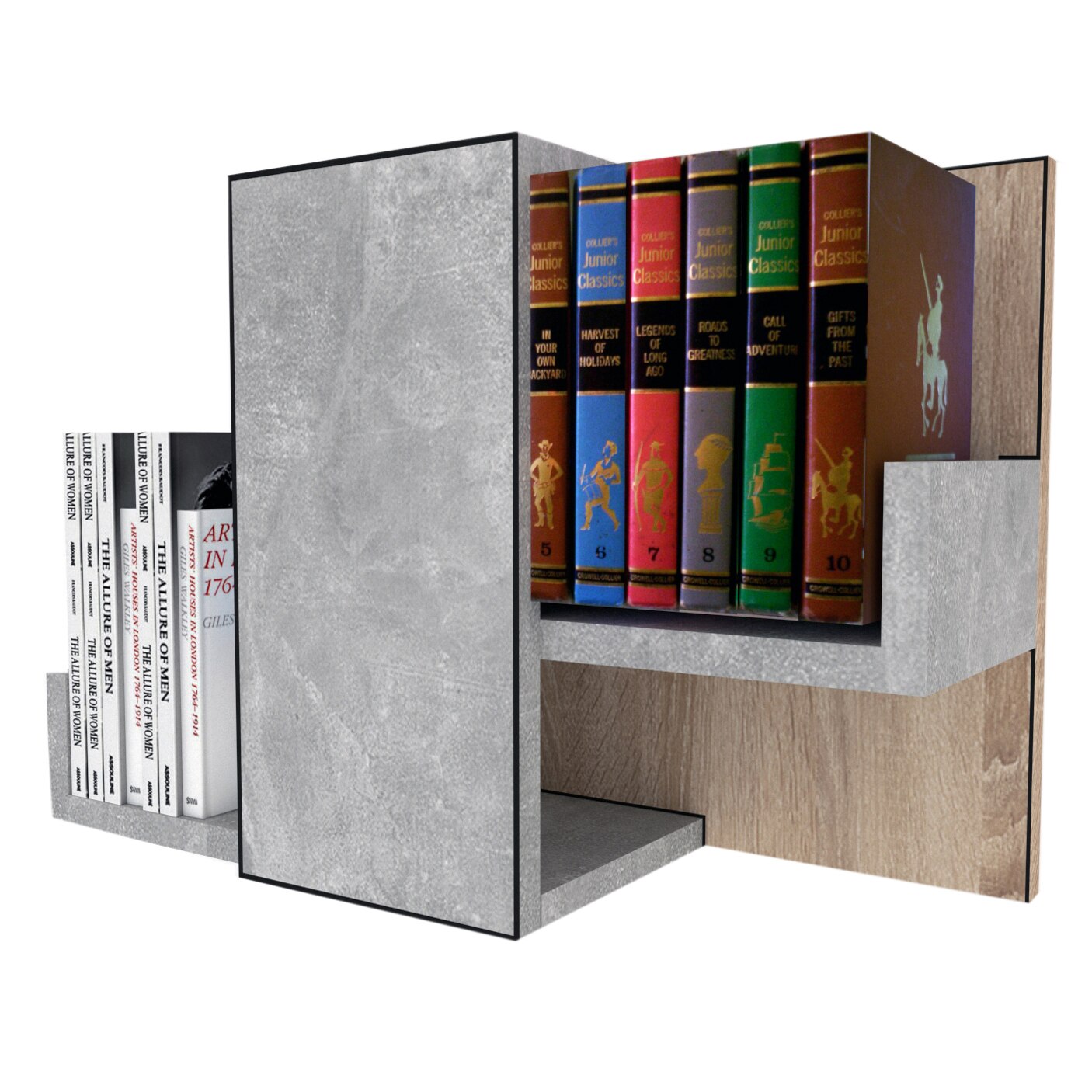 Raft Suprapozabil Genarom Bob 1, DS / Decor 4298, 60 x 40 x 20 cm