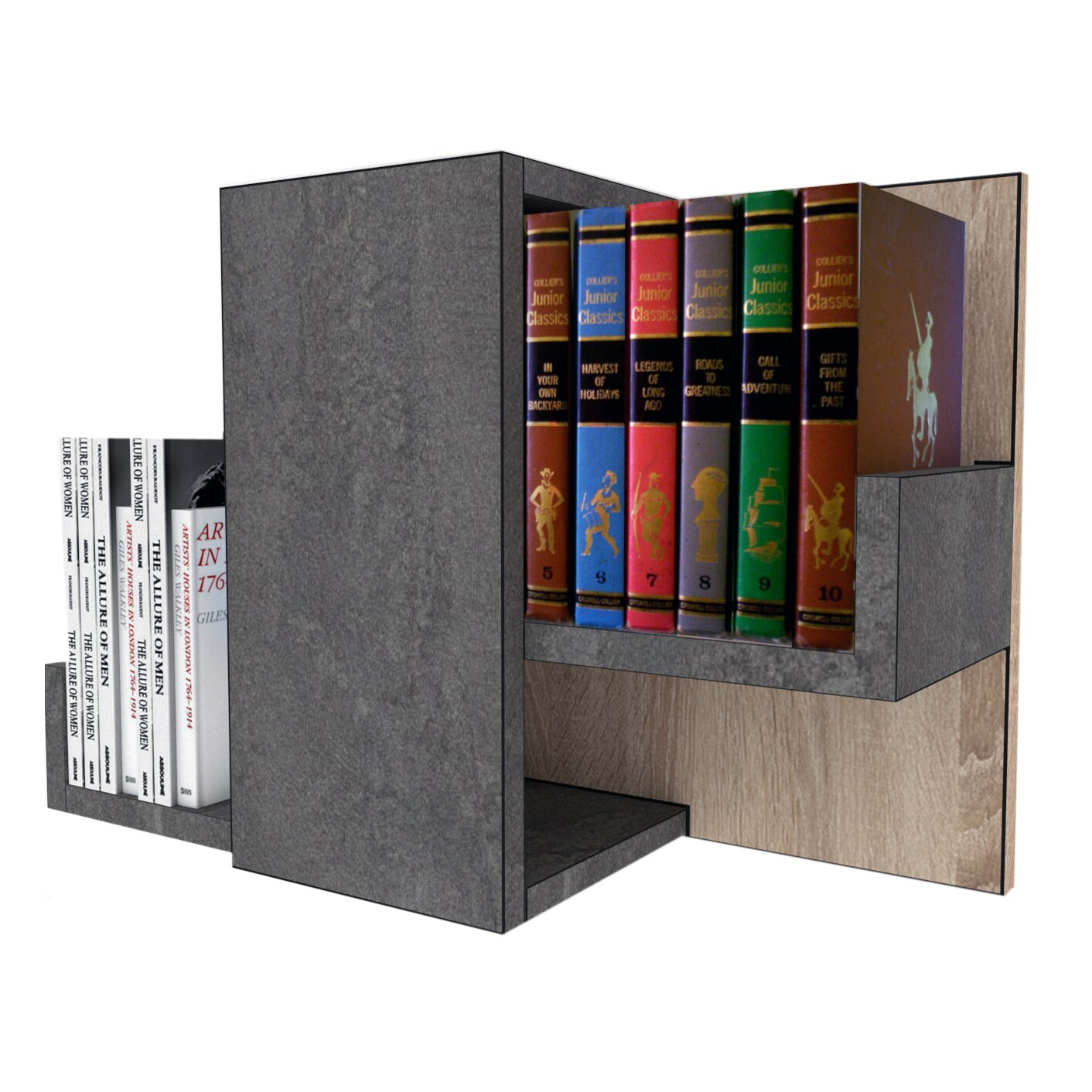 Raft Suprapozabil Genarom Bob 1, DS / Decor K352, 60 x 40 x 20 cm