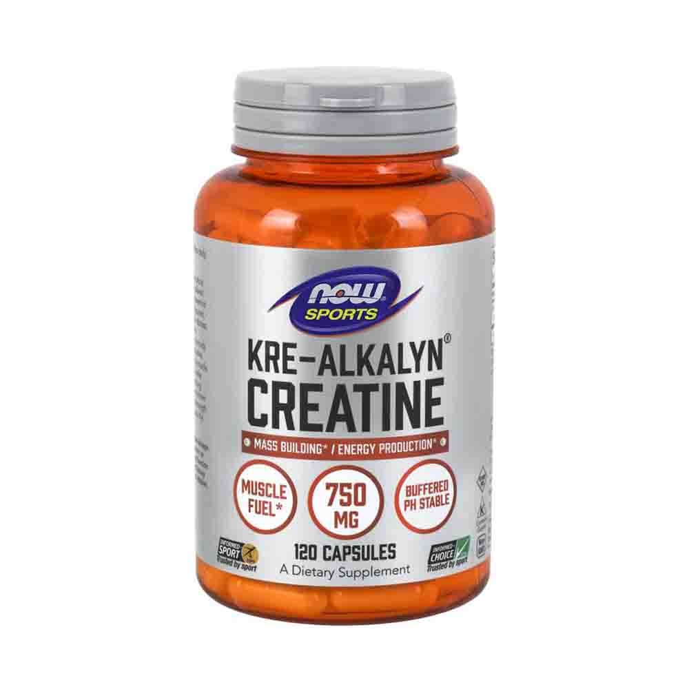 Креатин Now Foods Kre Alkalyn Creatine, На капсули, 120 капсули - eMAG.bg