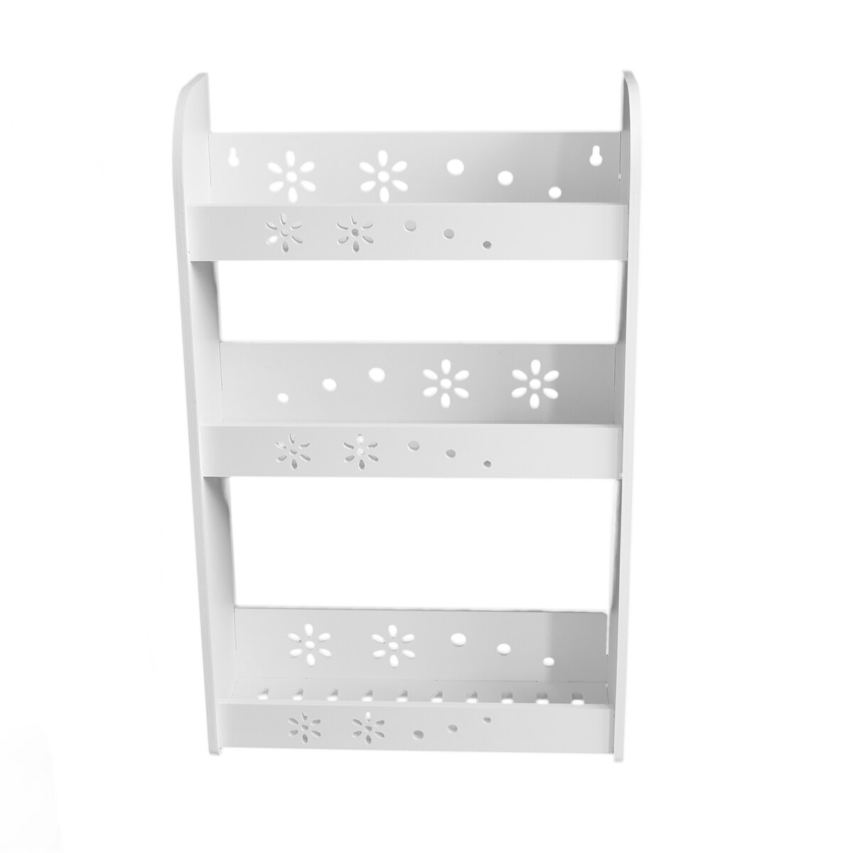 Etajera cu 3 nivele, Naimeed D33, culoare Alb, 60 x 37 x 14 cm