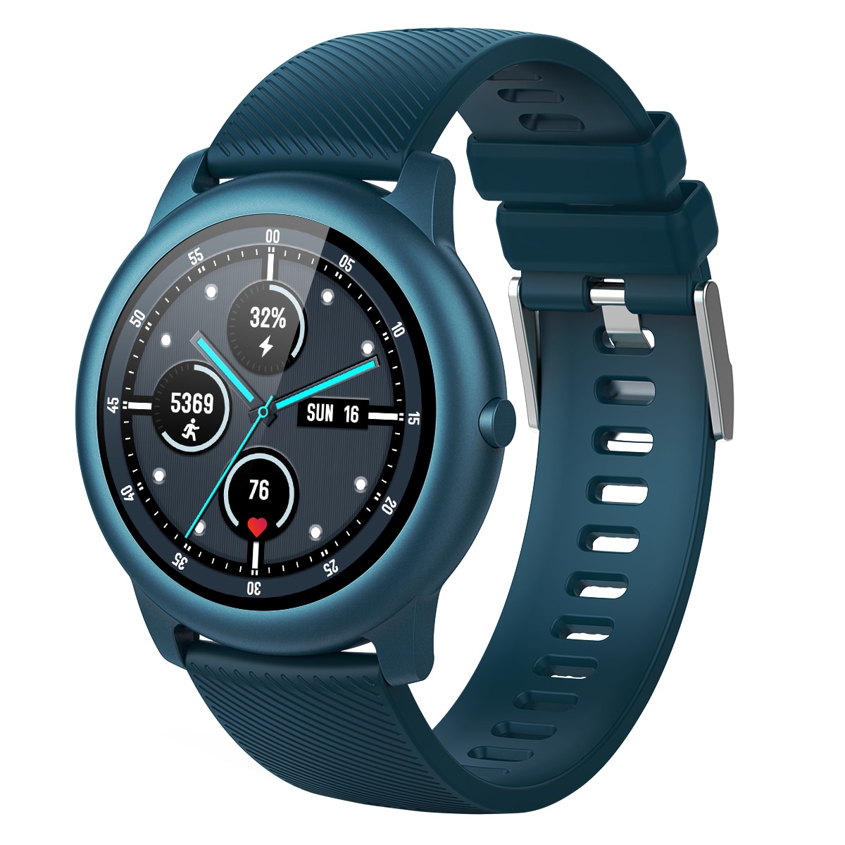 Ceas smartwatch Elegiant C530, IP68, Green