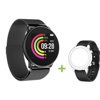 SmartWatch si Bratara Fitness SmartVIBE FIT, FULL METALIC, NOTIFICARI Apeluri/Mesaje/,1.22 SmartWatch si Bratara Fitness SmartVIBE FIT, FULL METALIC, NOTIFICARI Apeluri/Mesaje/,1.22