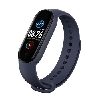 Bratara Fitness inteligenta sport Fitpro Band M5 Frecventa cardiaca presiune arteriala monitorizare oxigen ecran color,Somn,Albastru Bratara Fitness inteligenta sport Fitpro Band M5 Frecventa cardiaca presiune arteriala monitorizare oxigen ecran color,Somn,Albastru