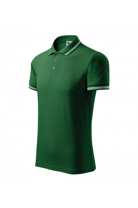 Férfi póló, palackzöld 219-06, Zöld