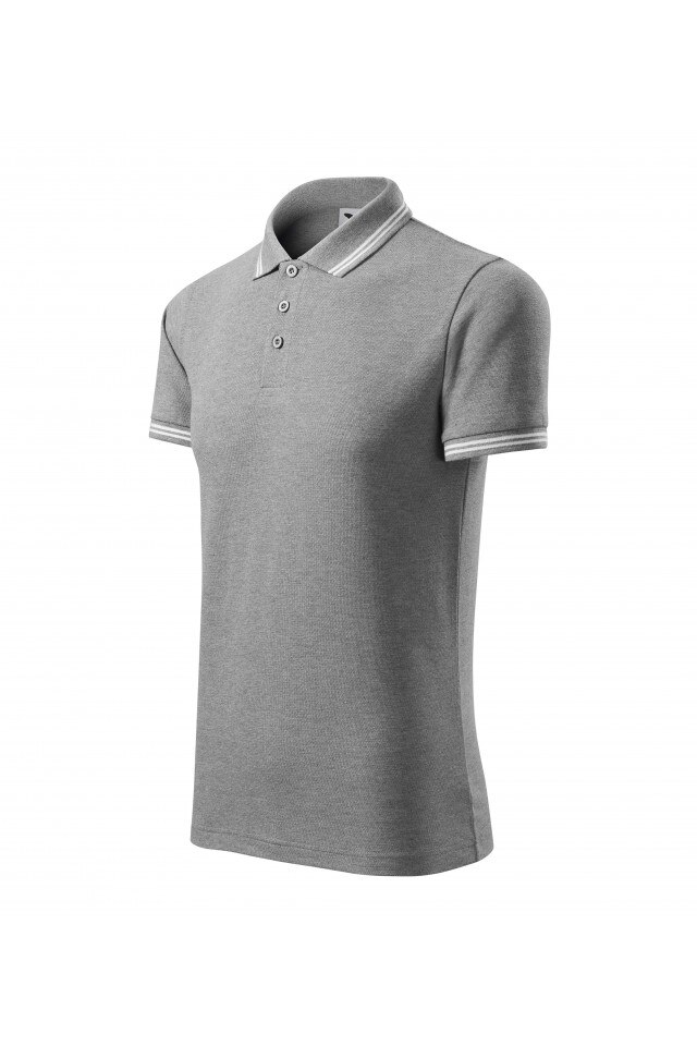 Tricou barbati, tip polo,Gri inchis 219-12, Gri