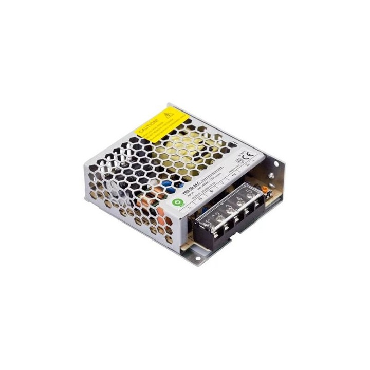 POS POWER 5123423 POS POWER POS-50-24-C 24V/2.2A 52,8W IP20 fém házas LED tápegység