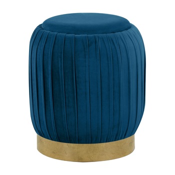 Scaun din catifea cu depozitare, cusatura cu nervuri, talpa aurie, albastru de noapte, Sultane - Butopea Scaun din catifea cu depozitare, cusatura cu nervuri, talpa aurie, albastru de noapte, Sultane - Butopea