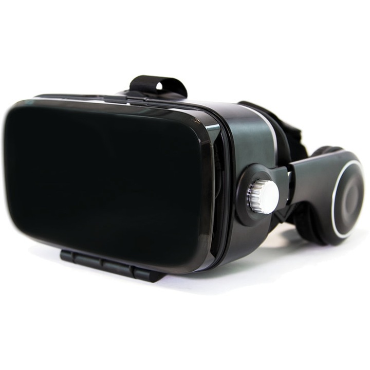 VR очила оранжеви VR1, черни