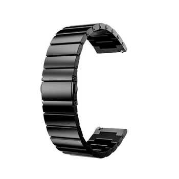 Curea din metal compatibila cu Huawei Watch GT 2 Pro, Telescoape Quick Release, 22mm, Negru Curea din metal compatibila cu Huawei Watch GT 2 Pro, Telescoape Quick Release, 22mm, Negru