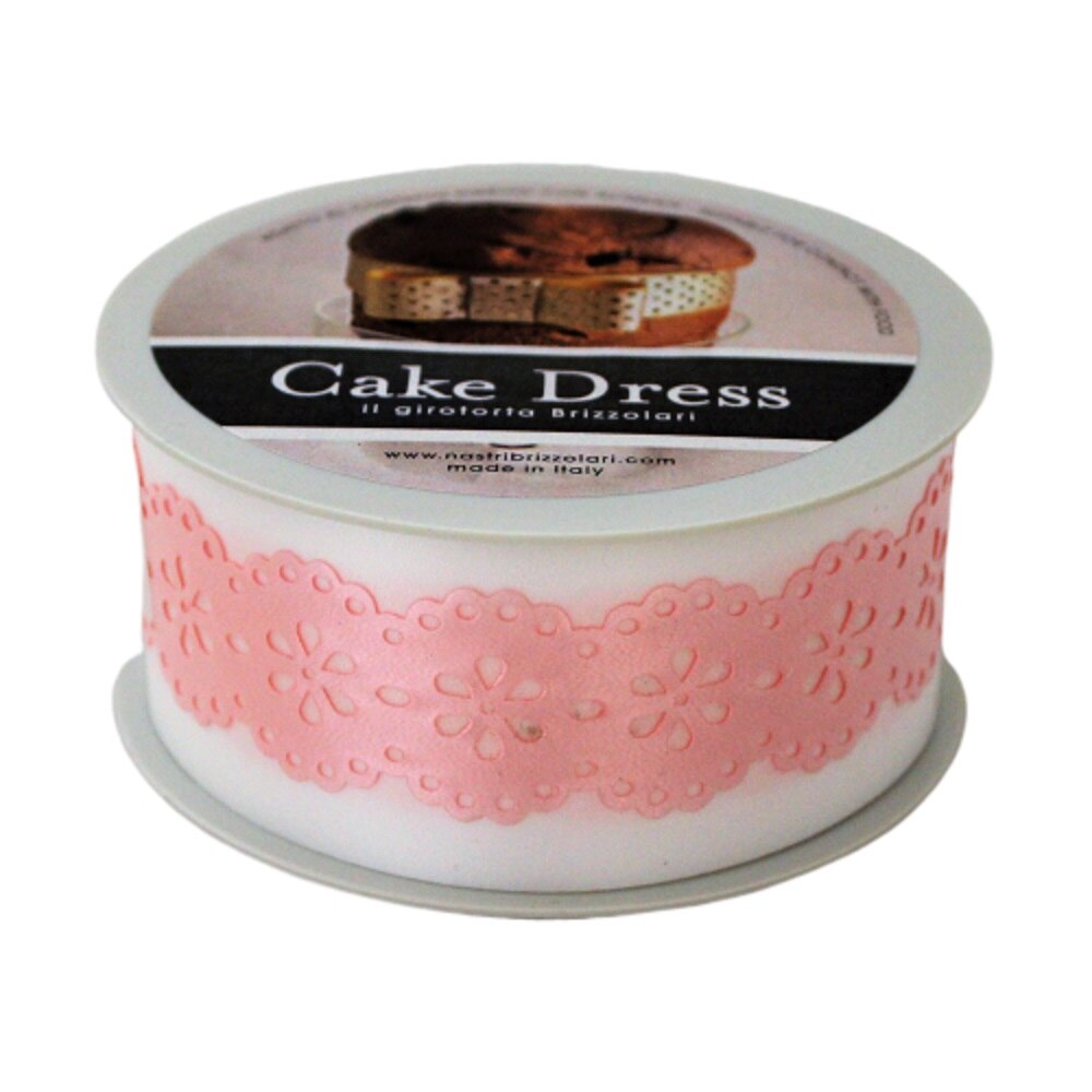 Banda decorativa Cake Dress pentru torturi si prajituri, 4.5cm x 15m ...