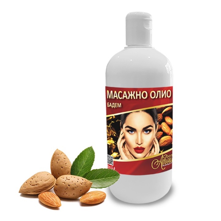 Масажно олио Bon Amour, 500 ml, Бадем