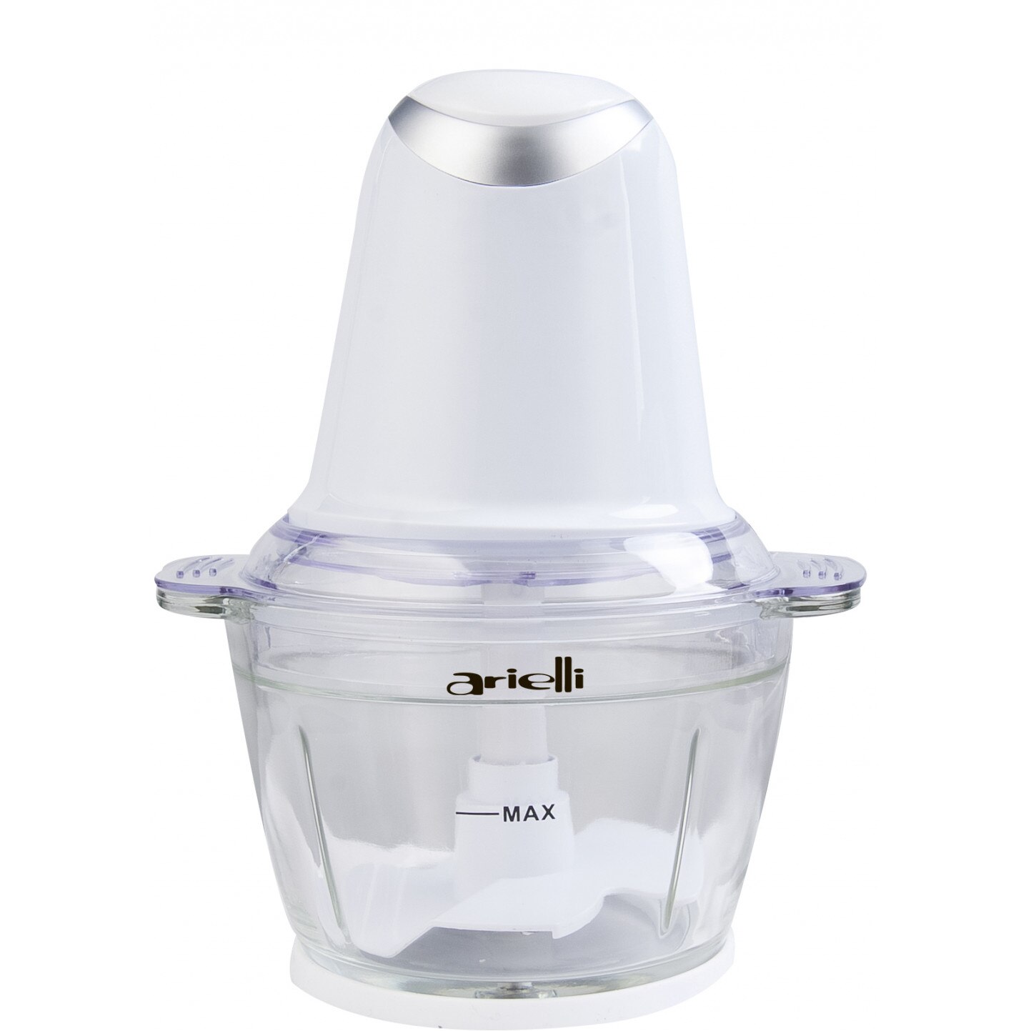 Minitocator Arielli AMC-363AKW, 500 W, 1 l, Bol din sticla, Cutite inox, Alb