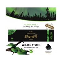 Cafea capsule Caffe Pontevecchio Firenze, Wild Nature Supreme Collection "Boreal", compatibila Nespresso, gourmet, note de gianduia, biscuite si caramel, 20 capsule