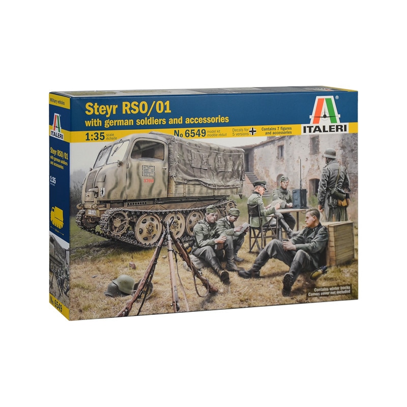 Macheta Militara ITALERI German Steyr RSO/01 with german soldiers 1:35 ITA 6549