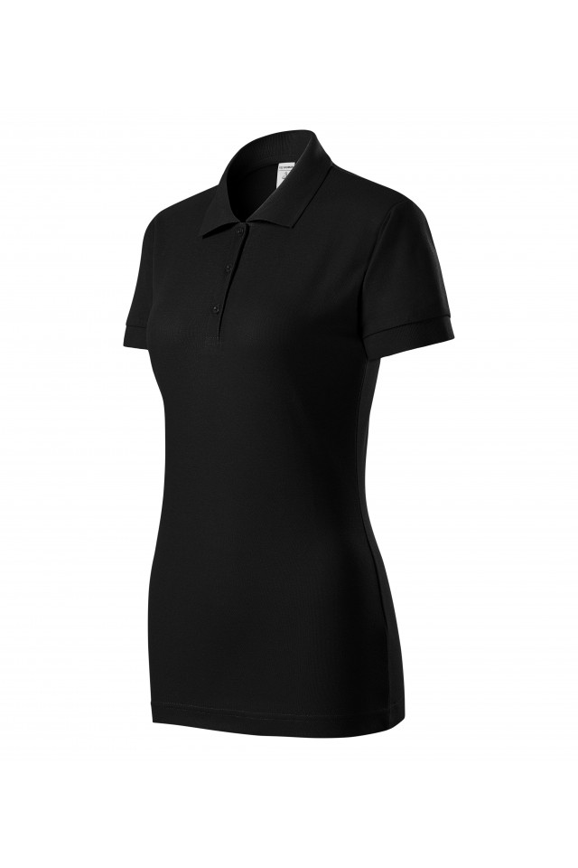 Tricou polo pentru femei, Negru, P22-01, Negru
