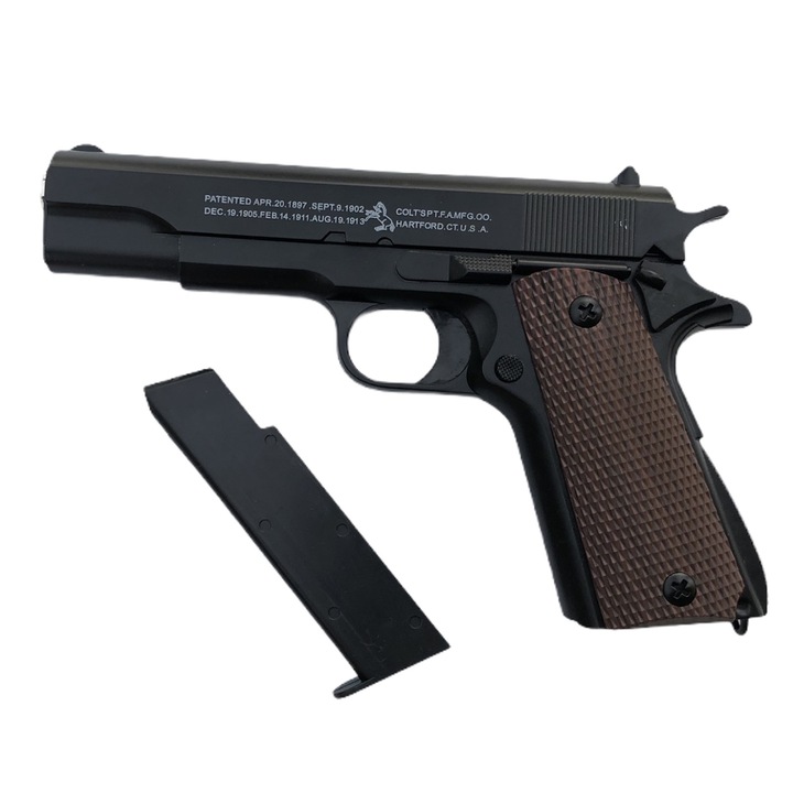 Pistol Airsoft Metalic C8, Calibru 6 mm, + 300 bile, FOXMAG24