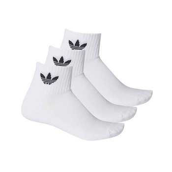 Set 3 Perechi Sosete Adidas Mid-Cut Crew FT8529, Barbati, Alb, 34-36 Set 3 Perechi Sosete Adidas Mid-Cut Crew FT8529, Barbati, Alb, 34-36