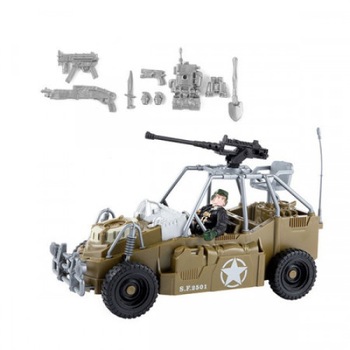Vehicul Militar Toi Toys cu Soldat Inclus Vehicul Militar Toi Toys cu Soldat Inclus