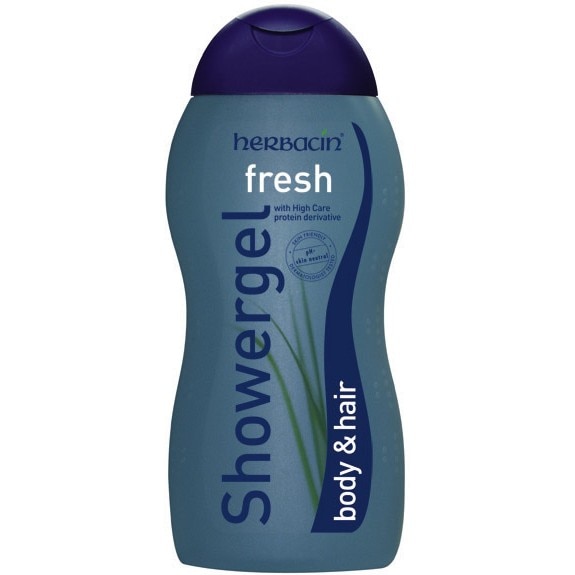 Gel de dus si sampon Herbacin Fresh, 300 ml