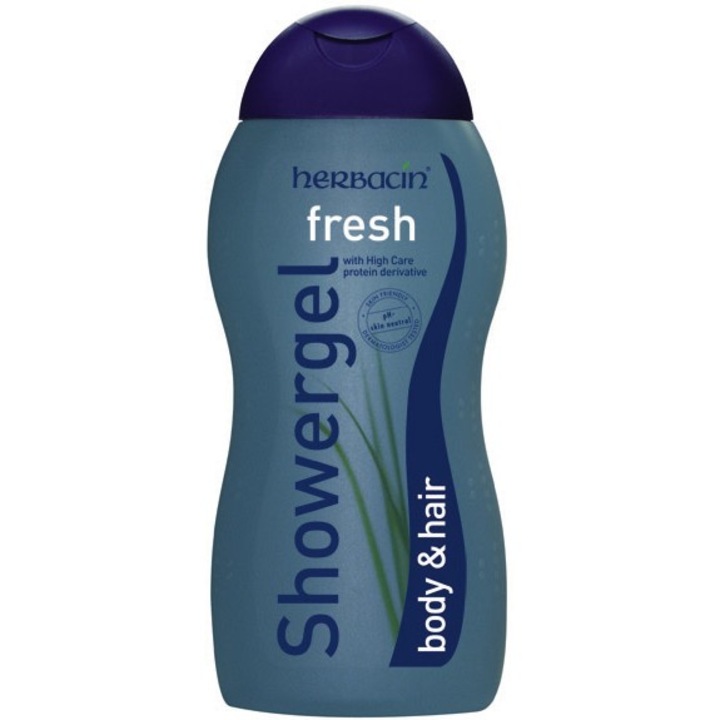 Herbacin Fresh tusfürdő és sampon, 300 ml