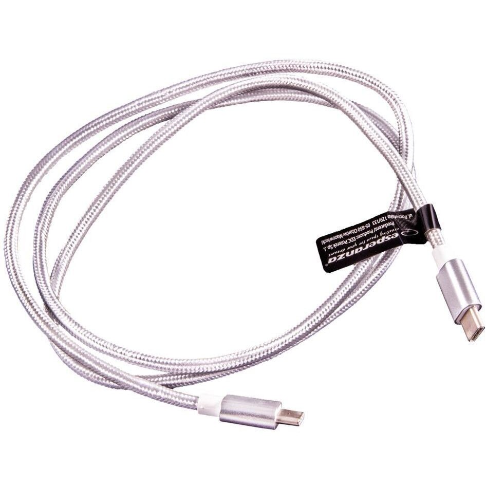 Cablu Type-C la Type-C 1m Alb - Esperanza